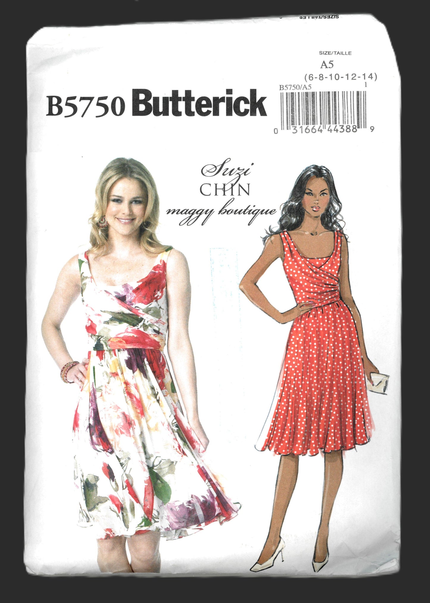 Butterick 5750 Maggy Boutique Misses Dresses Sewing Pattern UNCUT Size 8 10 12 14