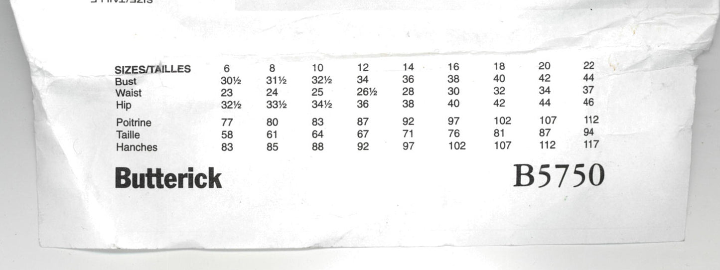 Butterick 5750 Maggy Boutique Misses Dresses Sewing Pattern UNCUT Size 8 10 12 14