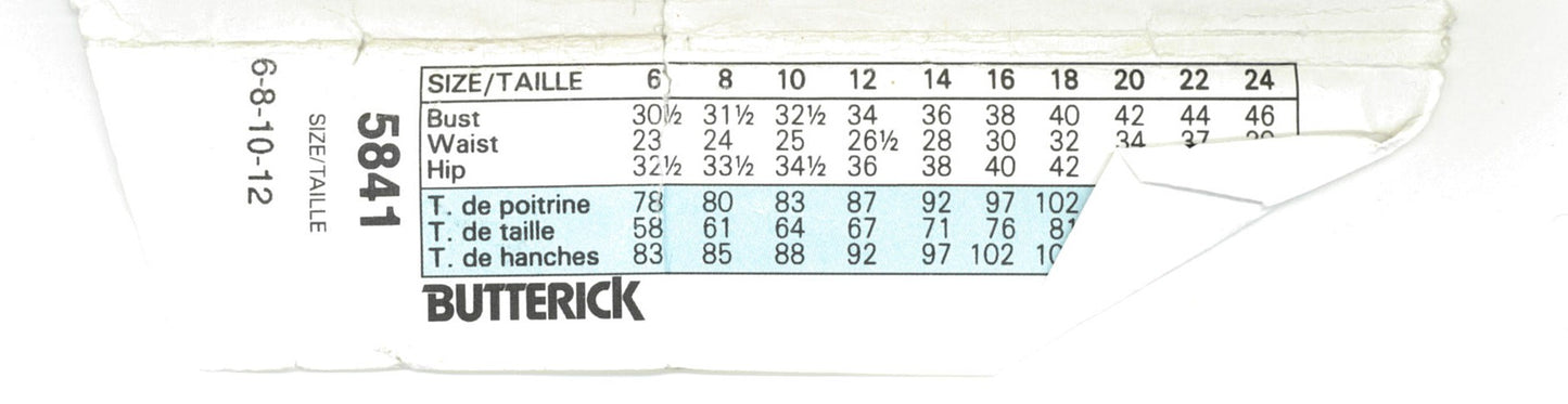 Butterick 5841 Jessica Howard Misses Dress Sewing Pattern - UNCUT - Size 6 8 10 12