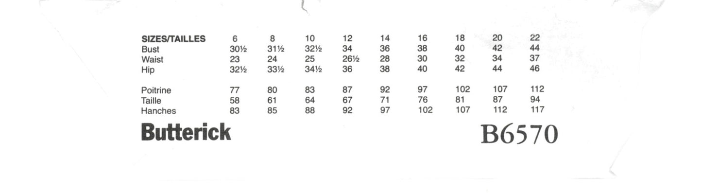 Butterick 6570 Misses Vest and Jacket Sewing Pattern UNCUT Size 6 8 10 12 14