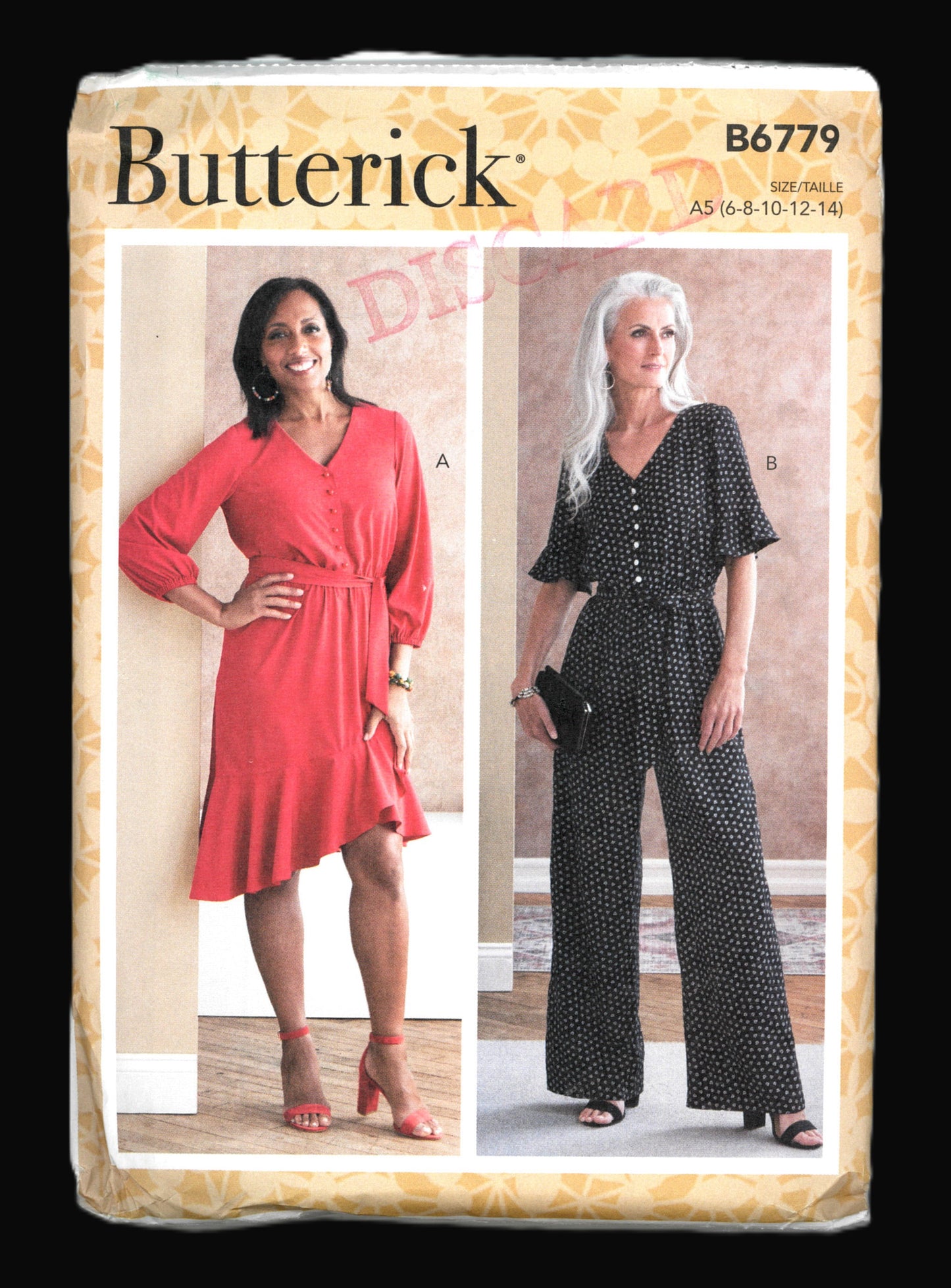 Butterick 6779 Misses Dress Jumpsuit and Sash Sewing Pattern UNCUT Size 6 8 10 12 14