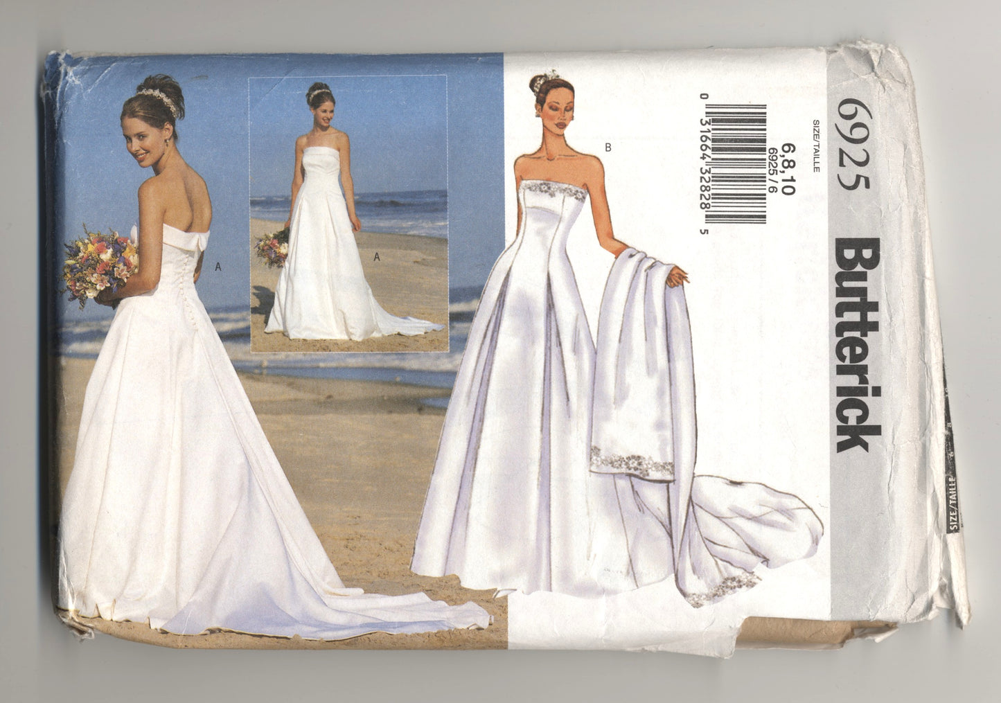 Butterick 6925 Misses / Misses Petite Dress and Stole Sewing Pattern  UNCUT Size 6 8 10