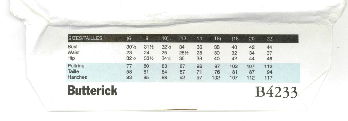 Butterick 4233 Misses Skirt Sewing Pattern - UNCUT - Size 12 14 16