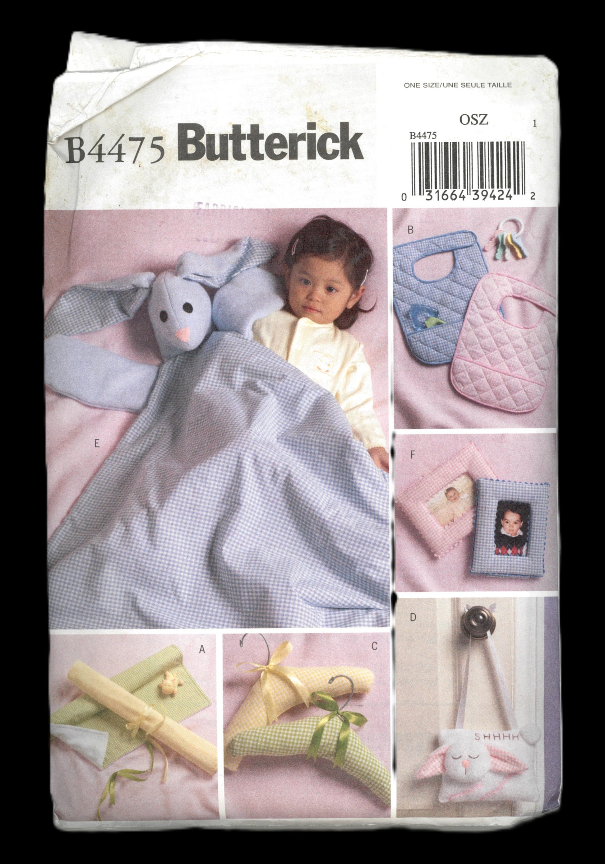 Butterick 4475 Infants Gifts Sewing Pattern
