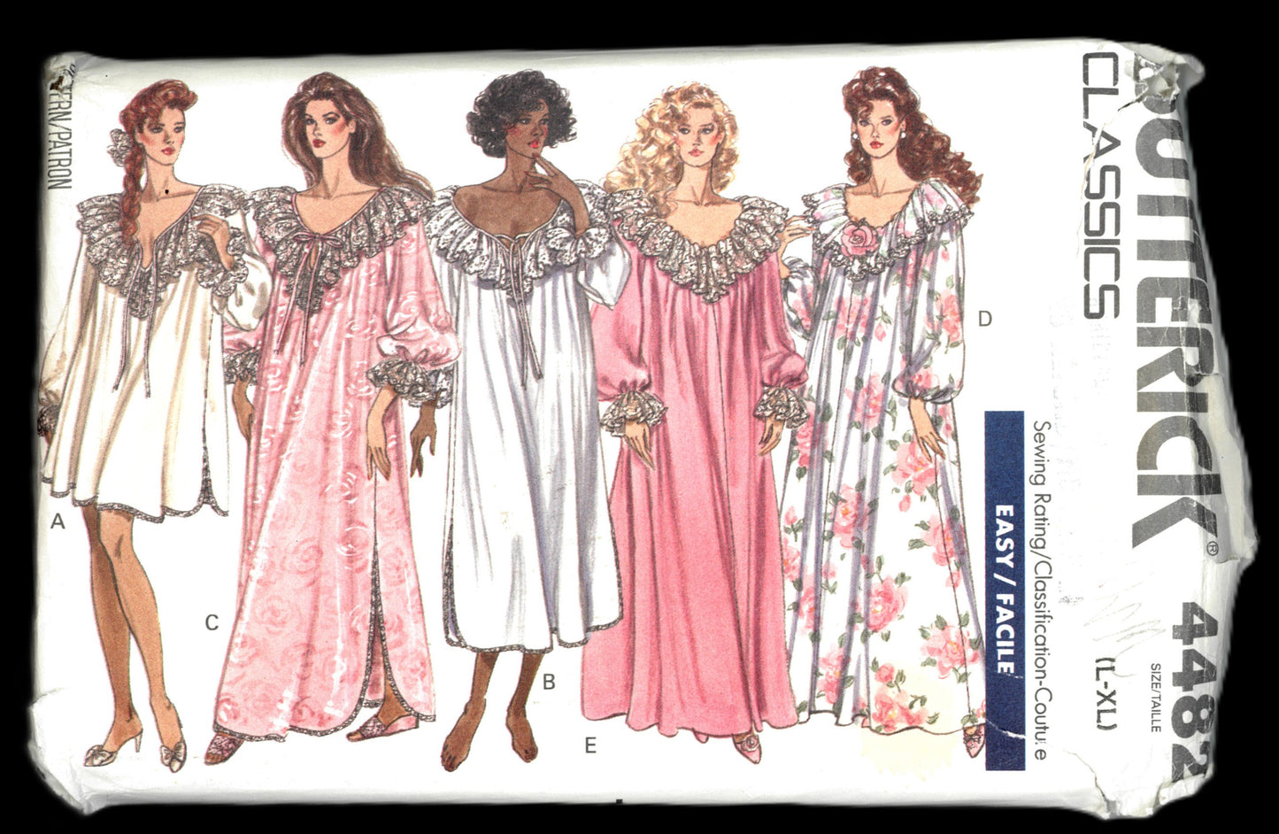 Butterick 4482 Misses Nightgown & Caftan Sewing Pattern UNCUT Size L - XL