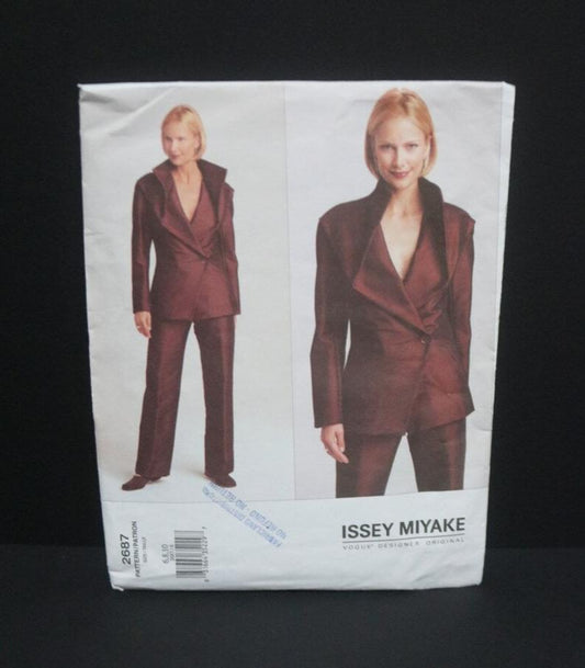 Vogue 2687 Issey Miyake Misses Jacket and Pants Sewing Pattern - UNCUT -  Size 6 8 10