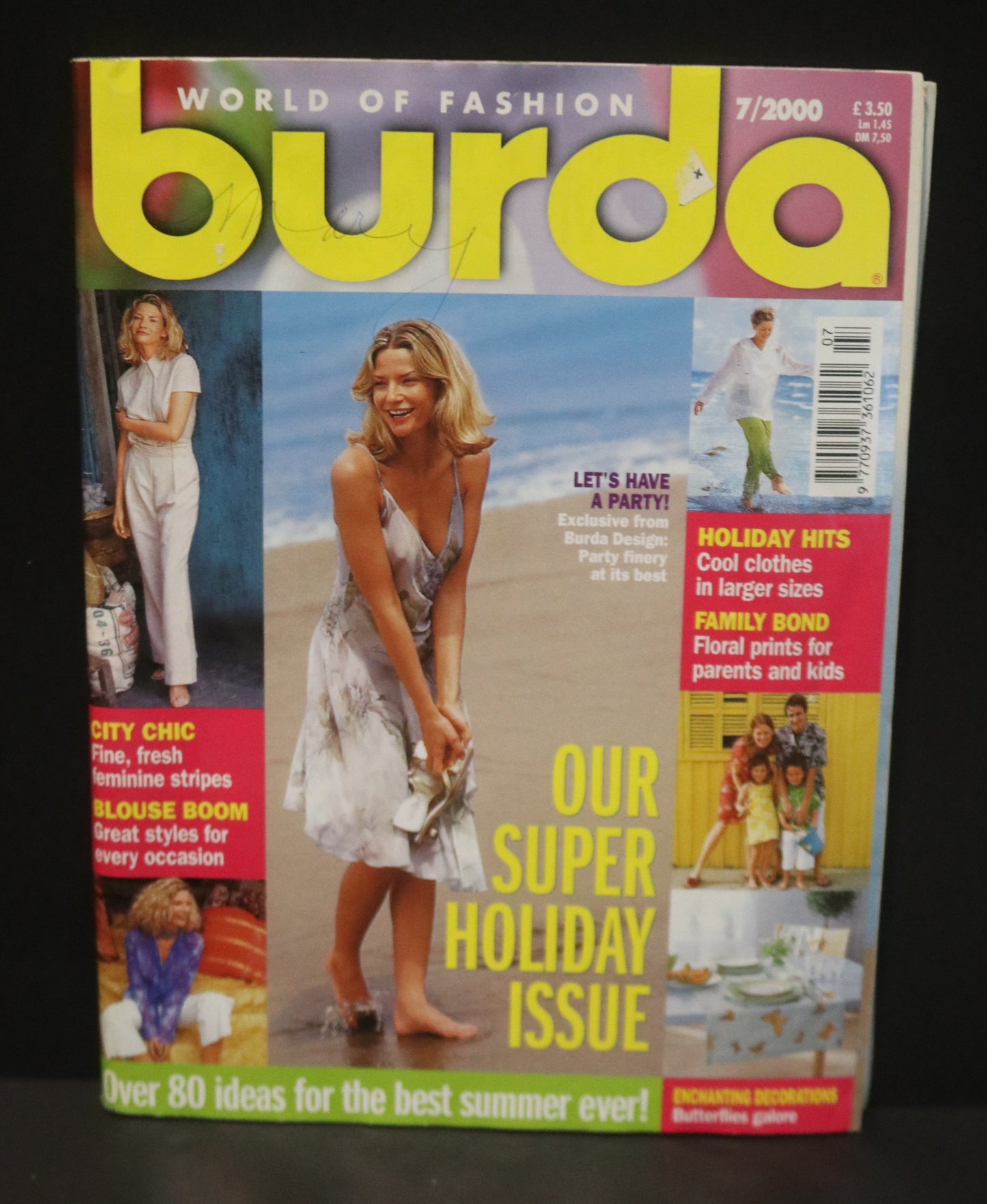 July 2000 Burda A World of Fashion Sewing Magazine