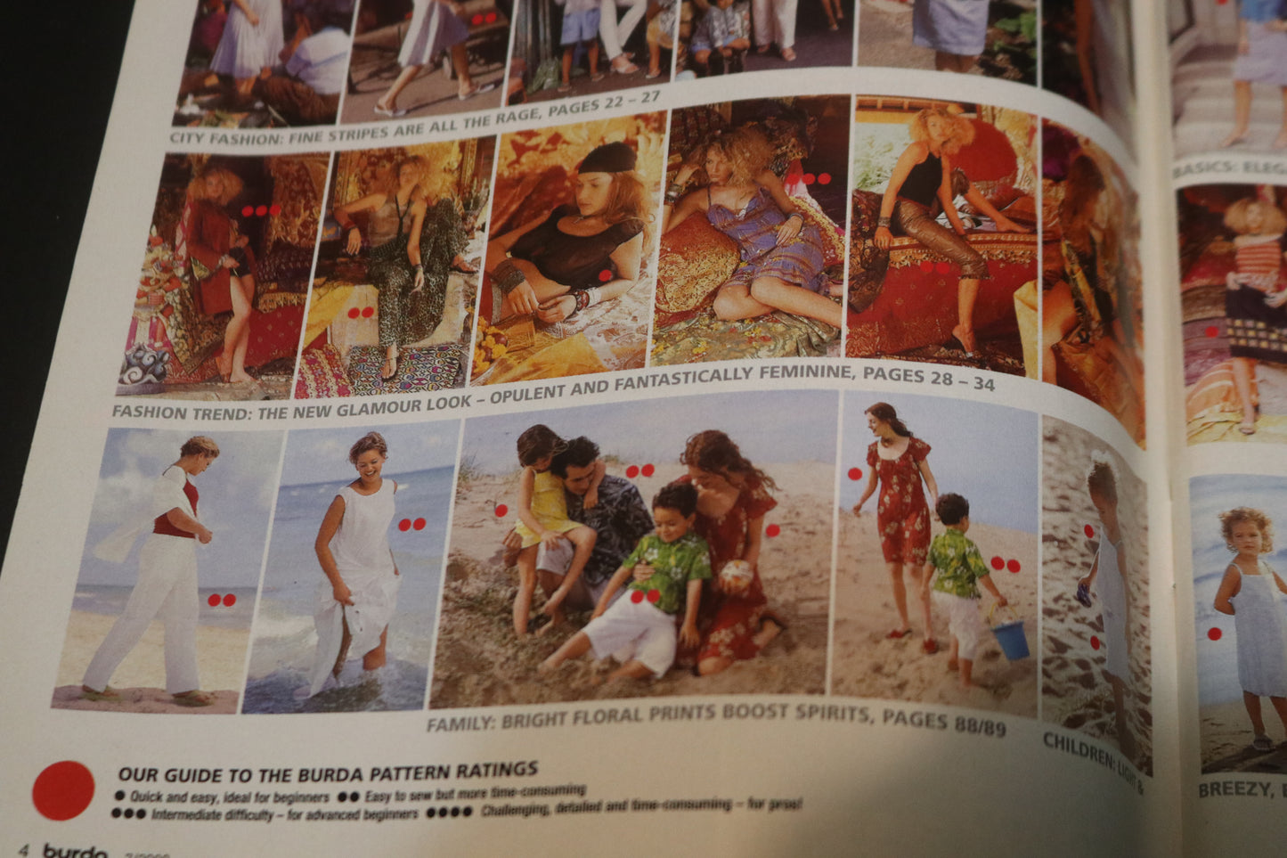 July 2000 Burda A World of Fashion Sewing Magazine