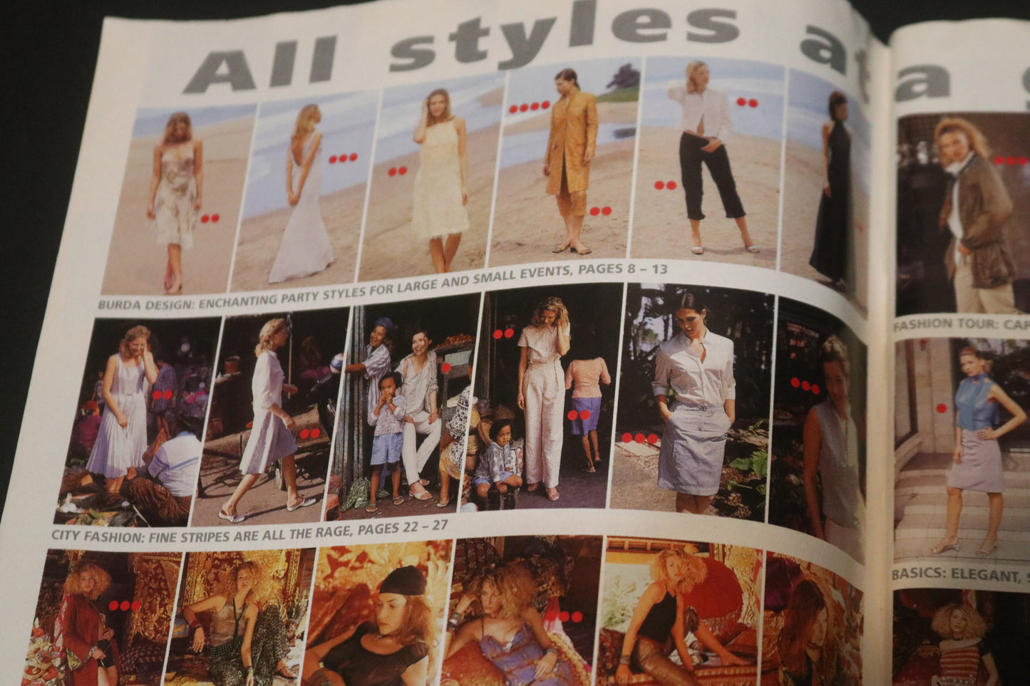 July 2000 Burda A World of Fashion Sewing Magazine