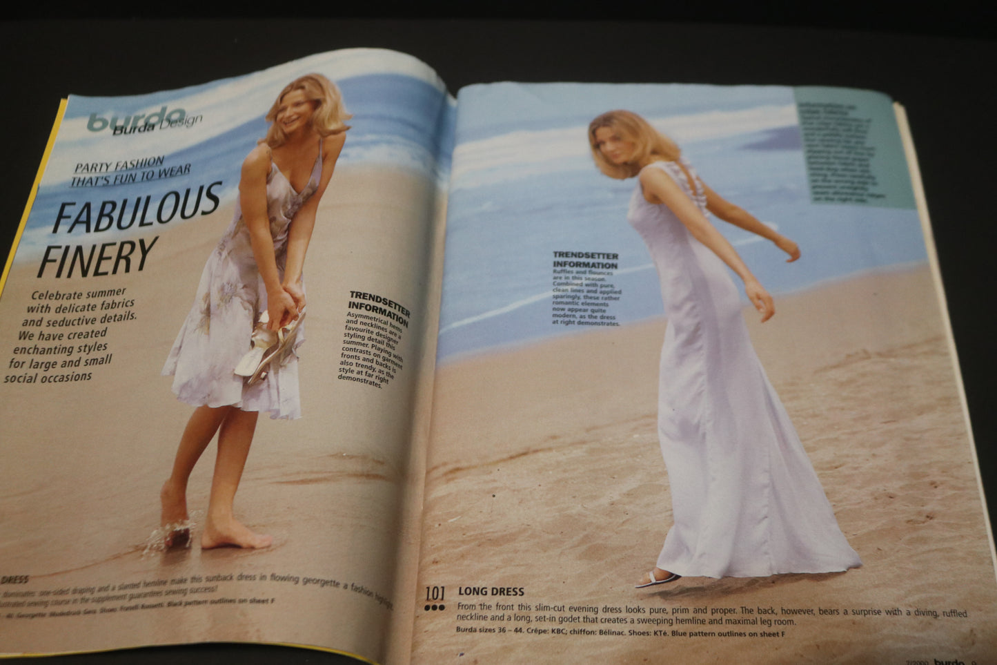 July 2000 Burda A World of Fashion Sewing Magazine