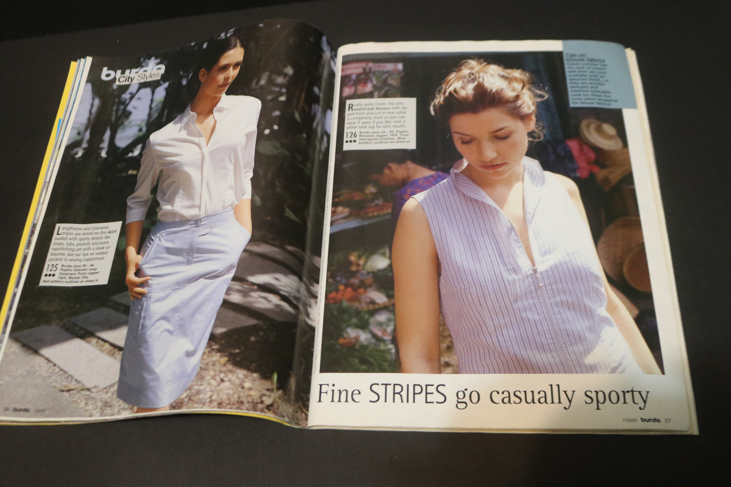 July 2000 Burda A World of Fashion Sewing Magazine