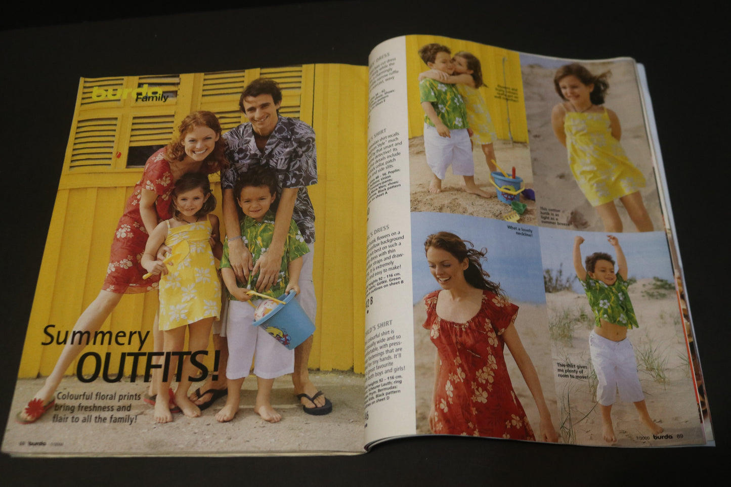 July 2000 Burda A World of Fashion Sewing Magazine