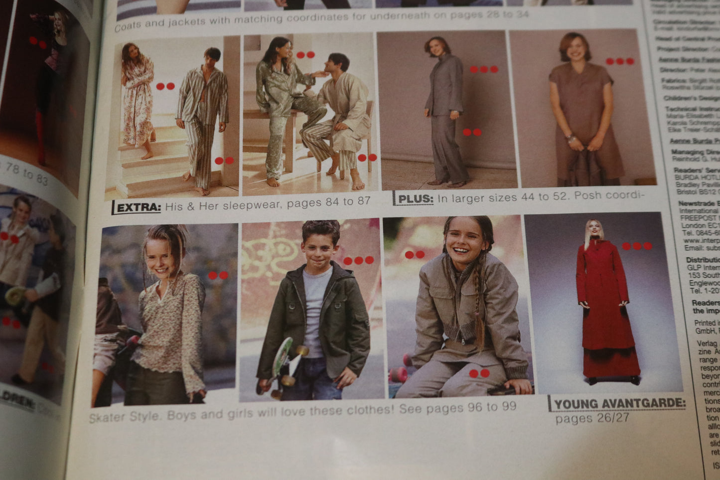 October 2003 Burda A World of Fashion Sewing Magazine