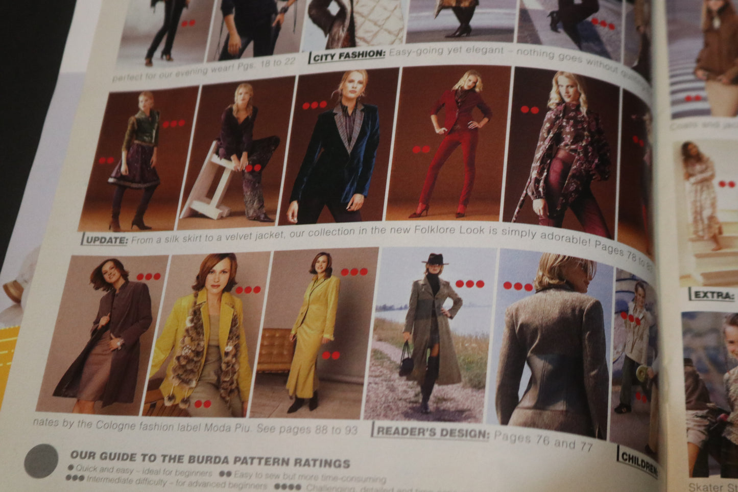 October 2003 Burda A World of Fashion Sewing Magazine