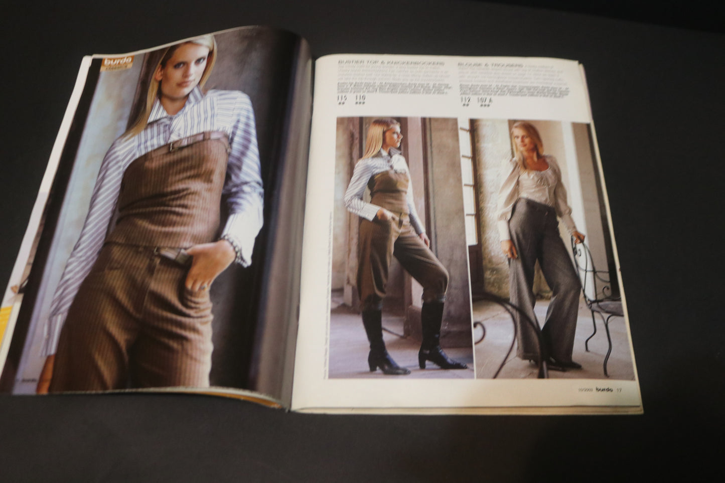 October 2003 Burda A World of Fashion Sewing Magazine