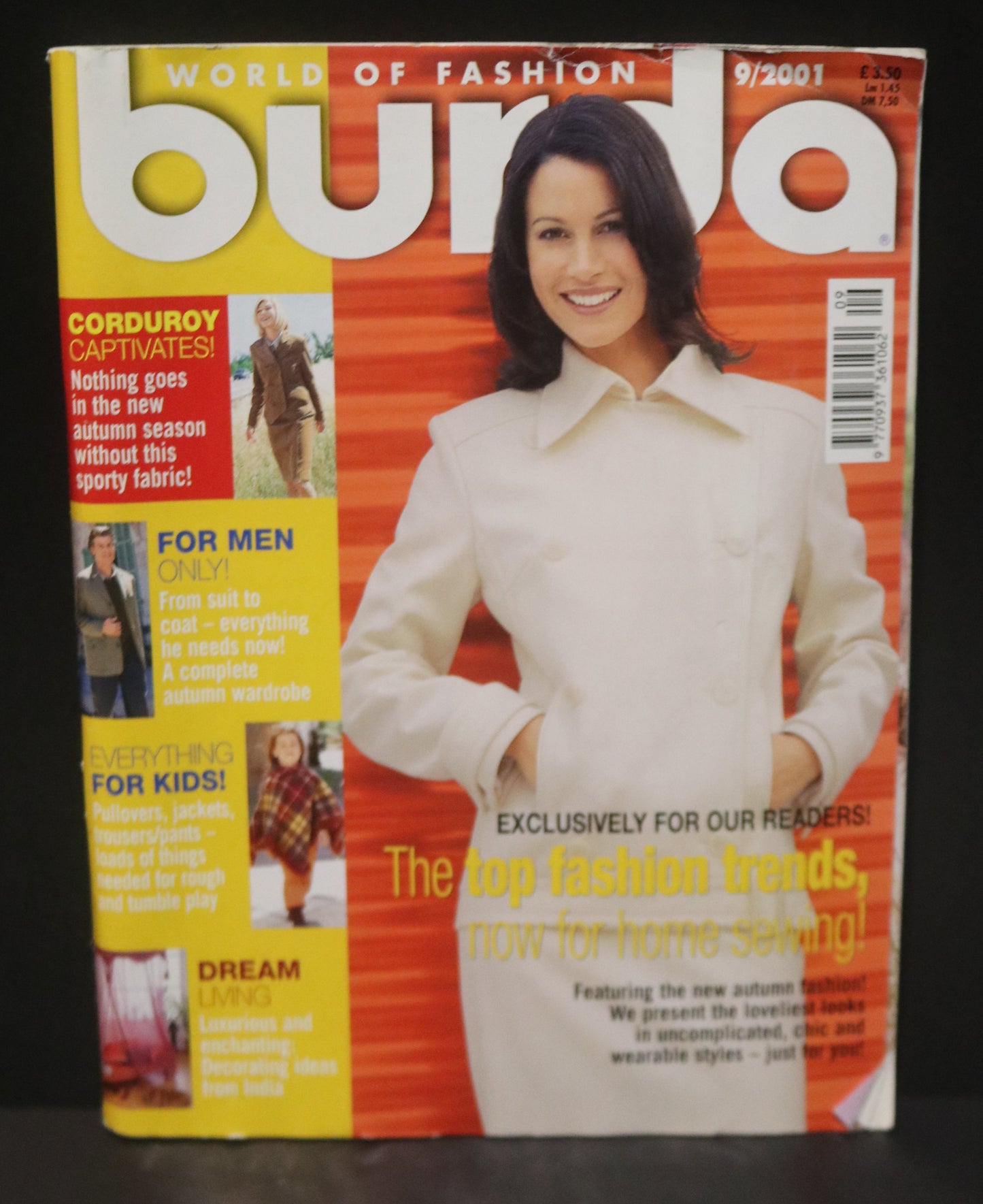 September 2001 Burda A World of Fashion Sewing Magazine