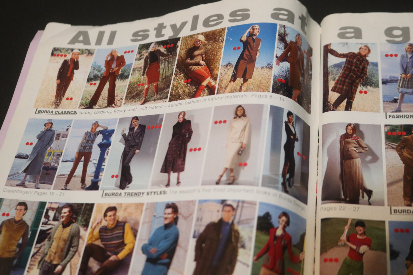September 2001 Burda A World of Fashion Sewing Magazine