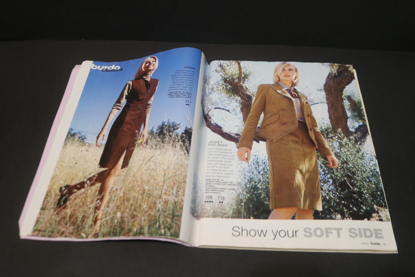 September 2001 Burda A World of Fashion Sewing Magazine