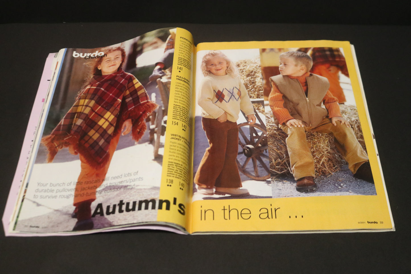 September 2001 Burda A World of Fashion Sewing Magazine