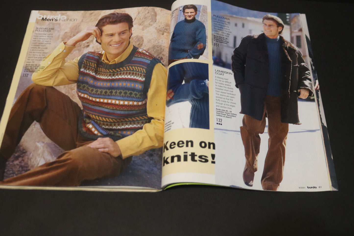 September 2001 Burda A World of Fashion Sewing Magazine