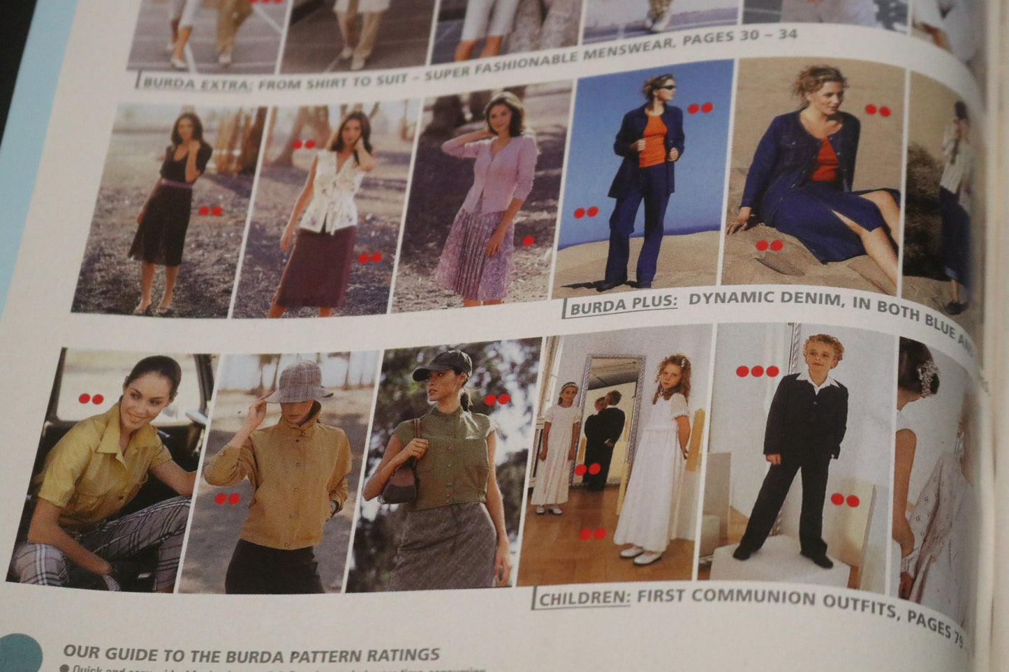 February 2001 Burda A World of Fashion Sewing Magazine