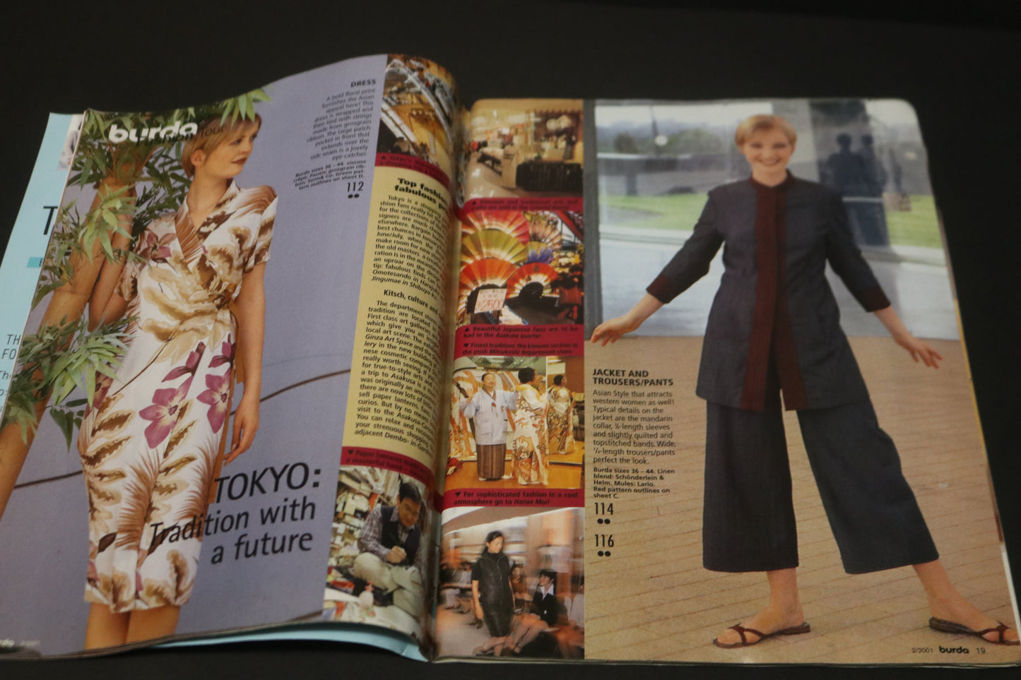 February 2001 Burda A World of Fashion Sewing Magazine
