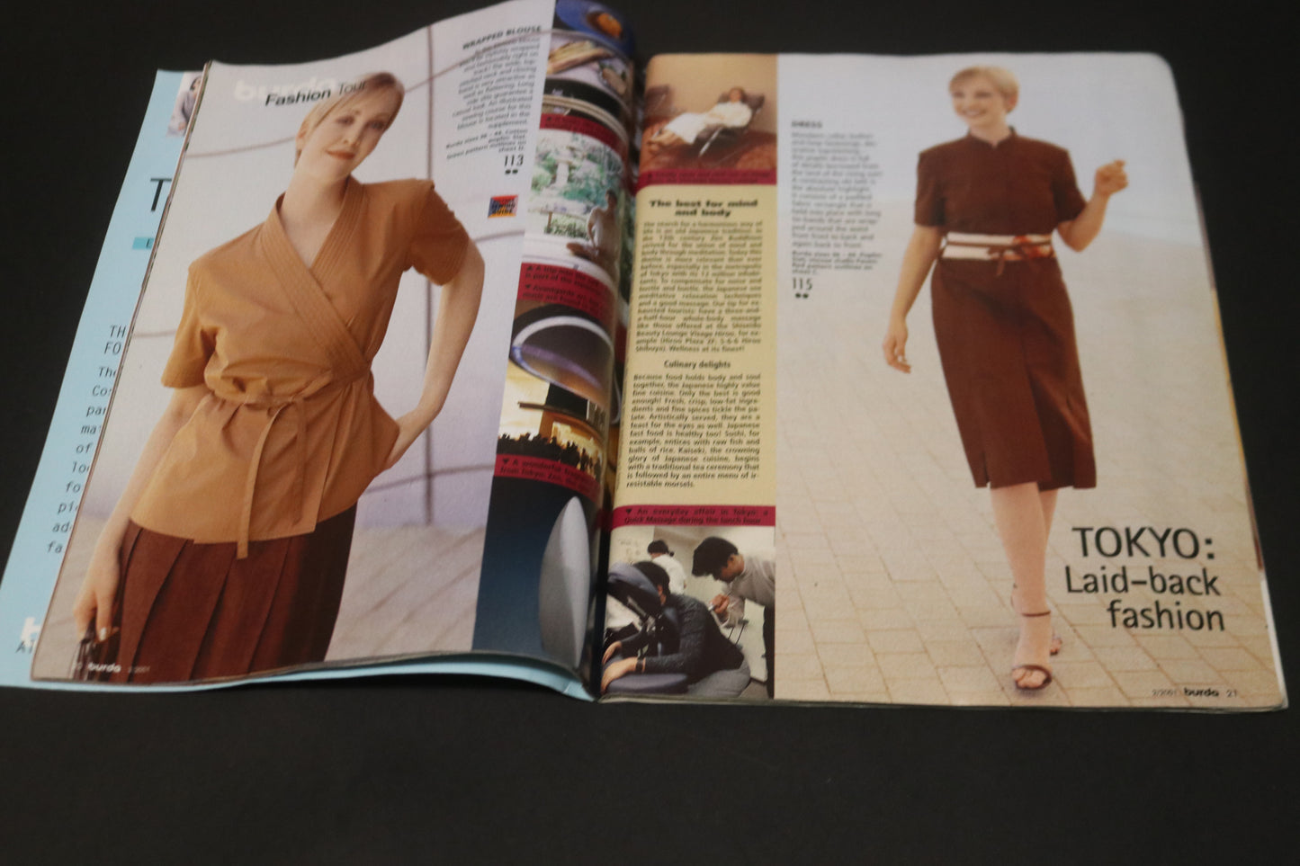 February 2001 Burda A World of Fashion Sewing Magazine