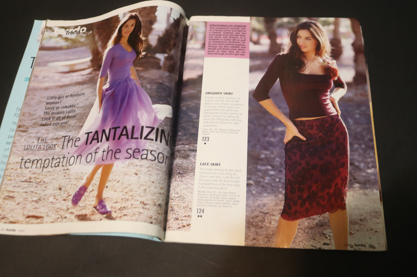 February 2001 Burda A World of Fashion Sewing Magazine