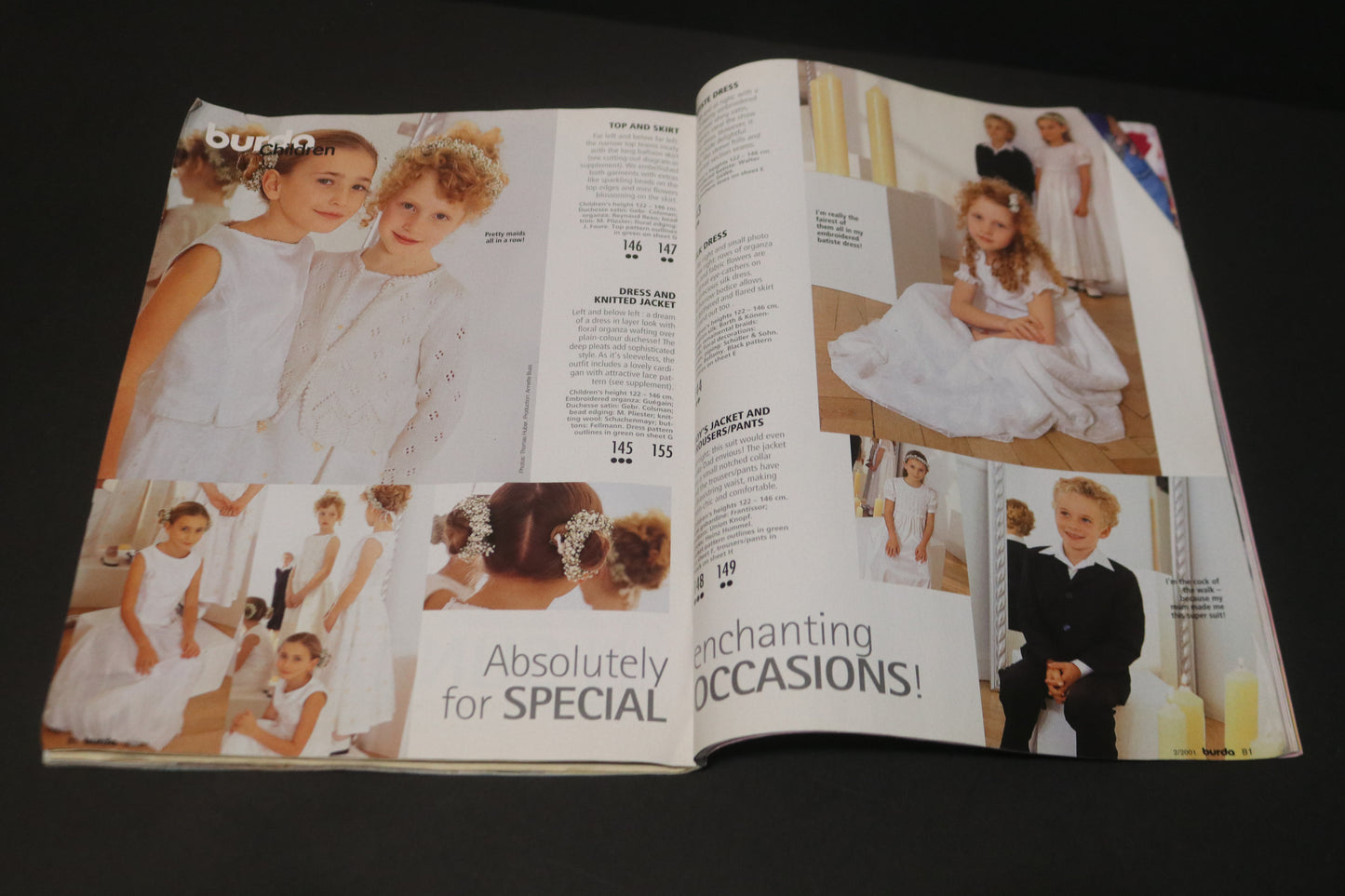 February 2001 Burda A World of Fashion Sewing Magazine