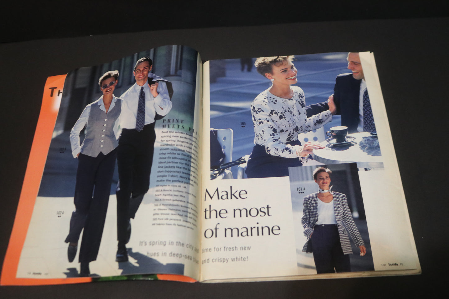January 1997 Burda A World of Fashion Sewing Magazine
