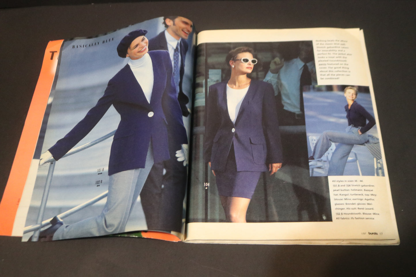 January 1997 Burda A World of Fashion Sewing Magazine