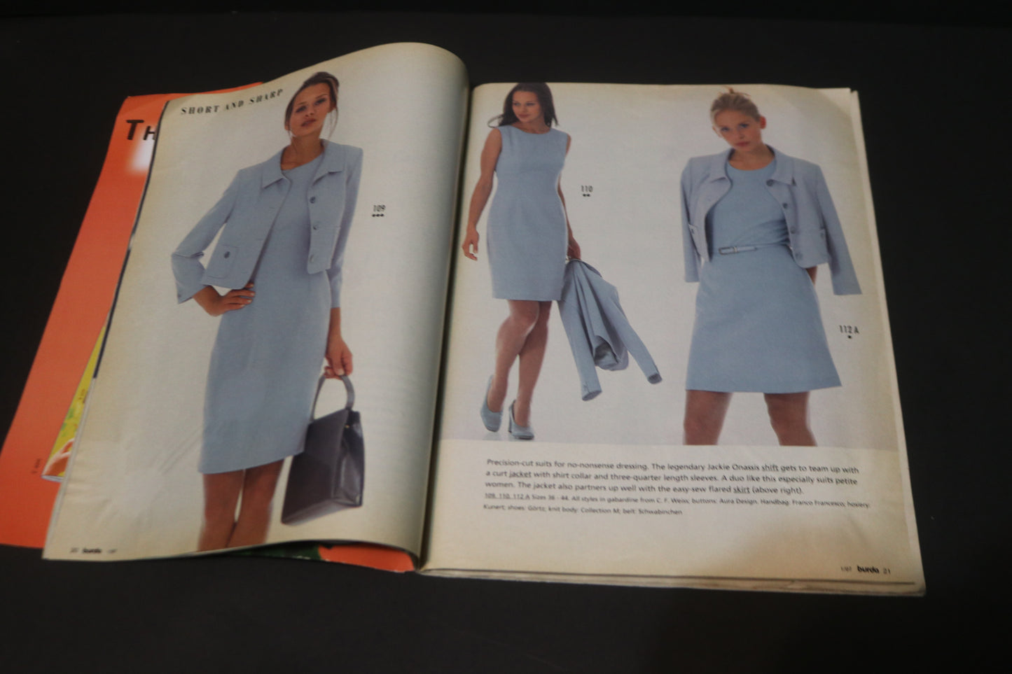 January 1997 Burda A World of Fashion Sewing Magazine