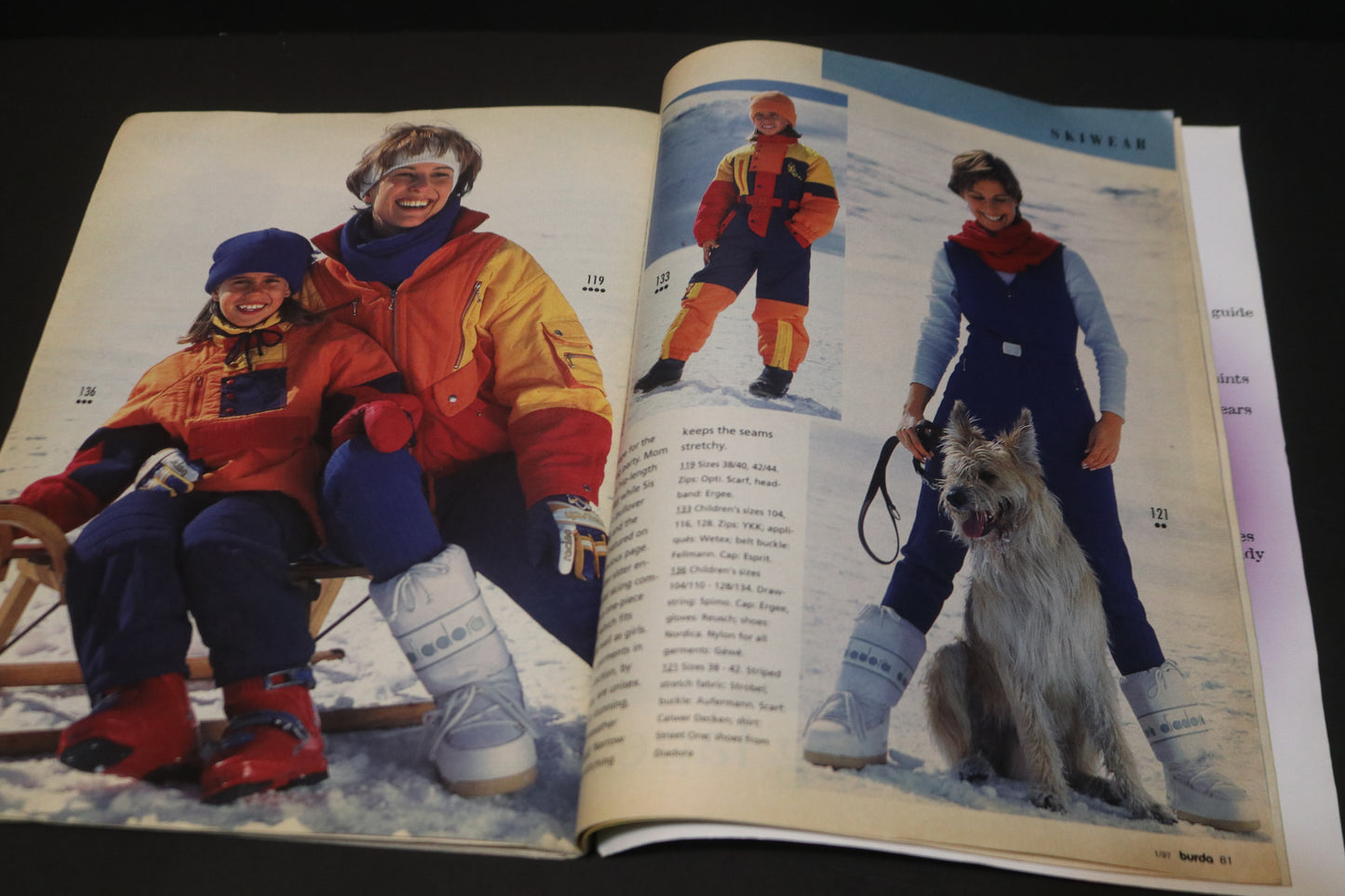 January 1997 Burda A World of Fashion Sewing Magazine