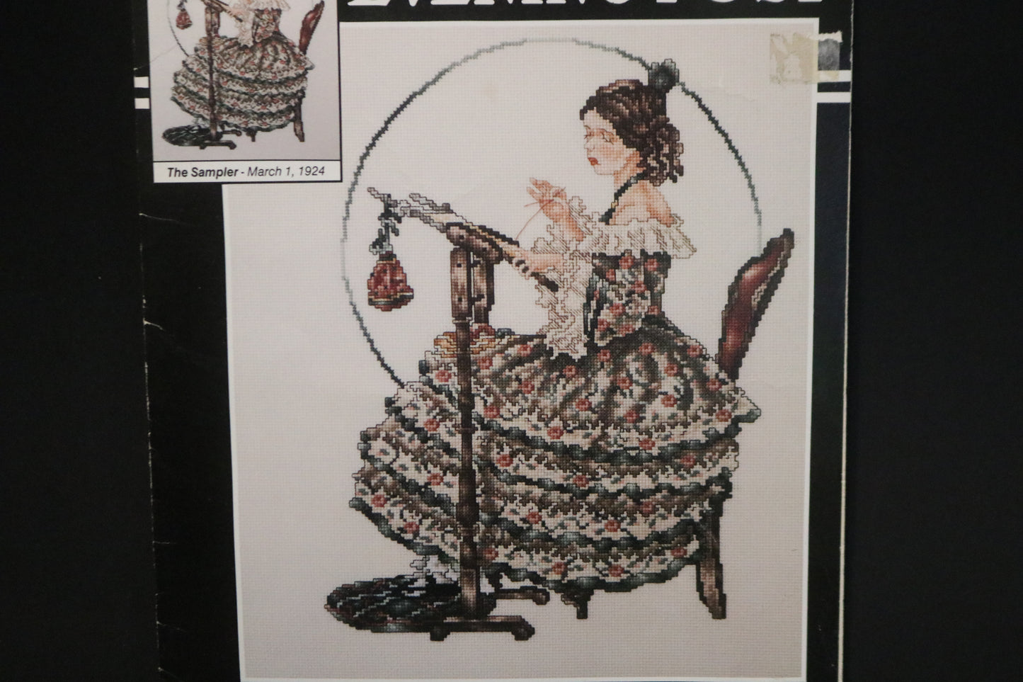 Norman Rockwell Stoney Creek SEPL008 The Saturday Evening Post The Sampler Counted Cross Stitch Chart