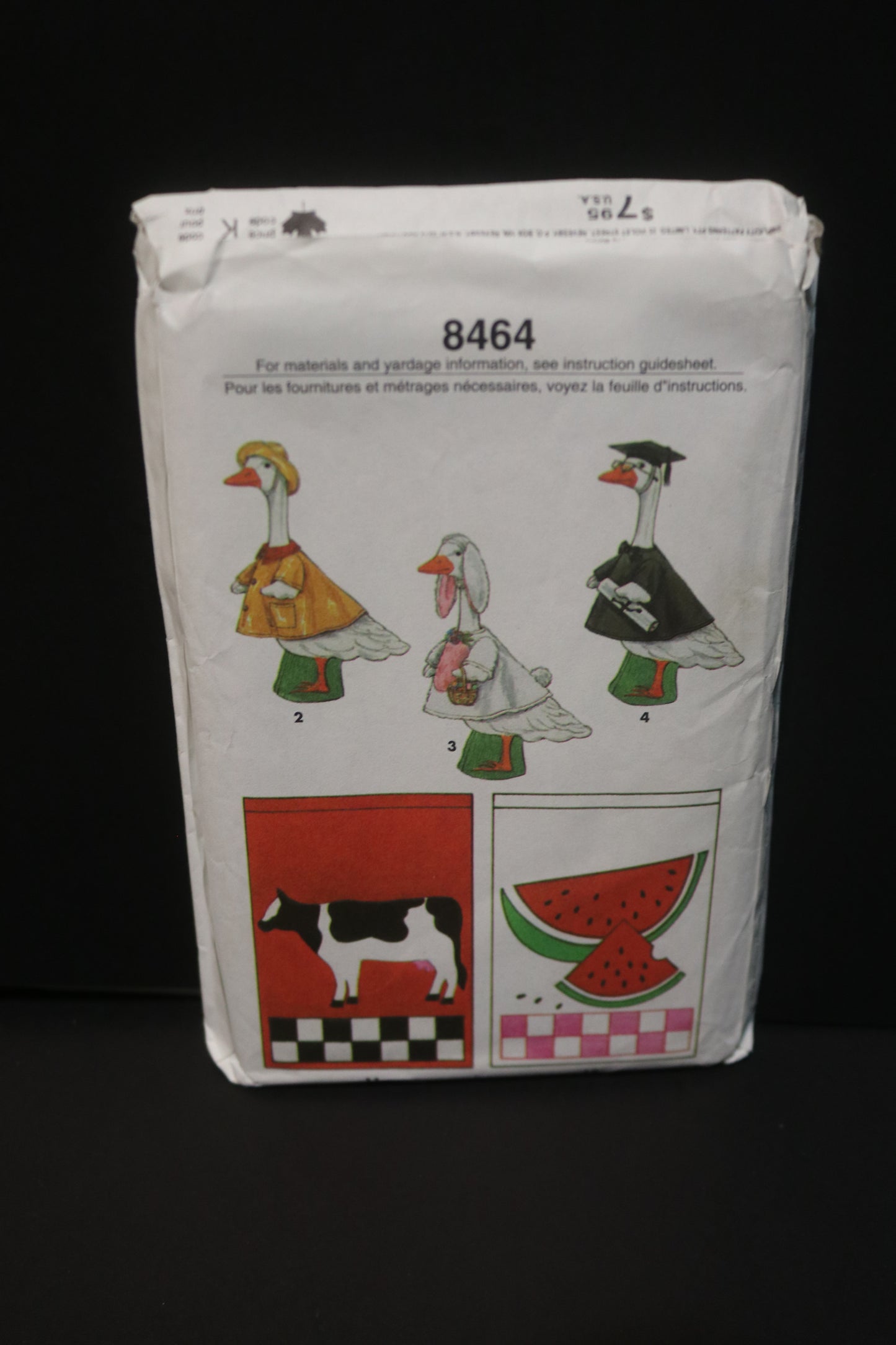 Simplicity 8464 Lawn Geese CLothes and Banners Sewing Pattern UNCUT