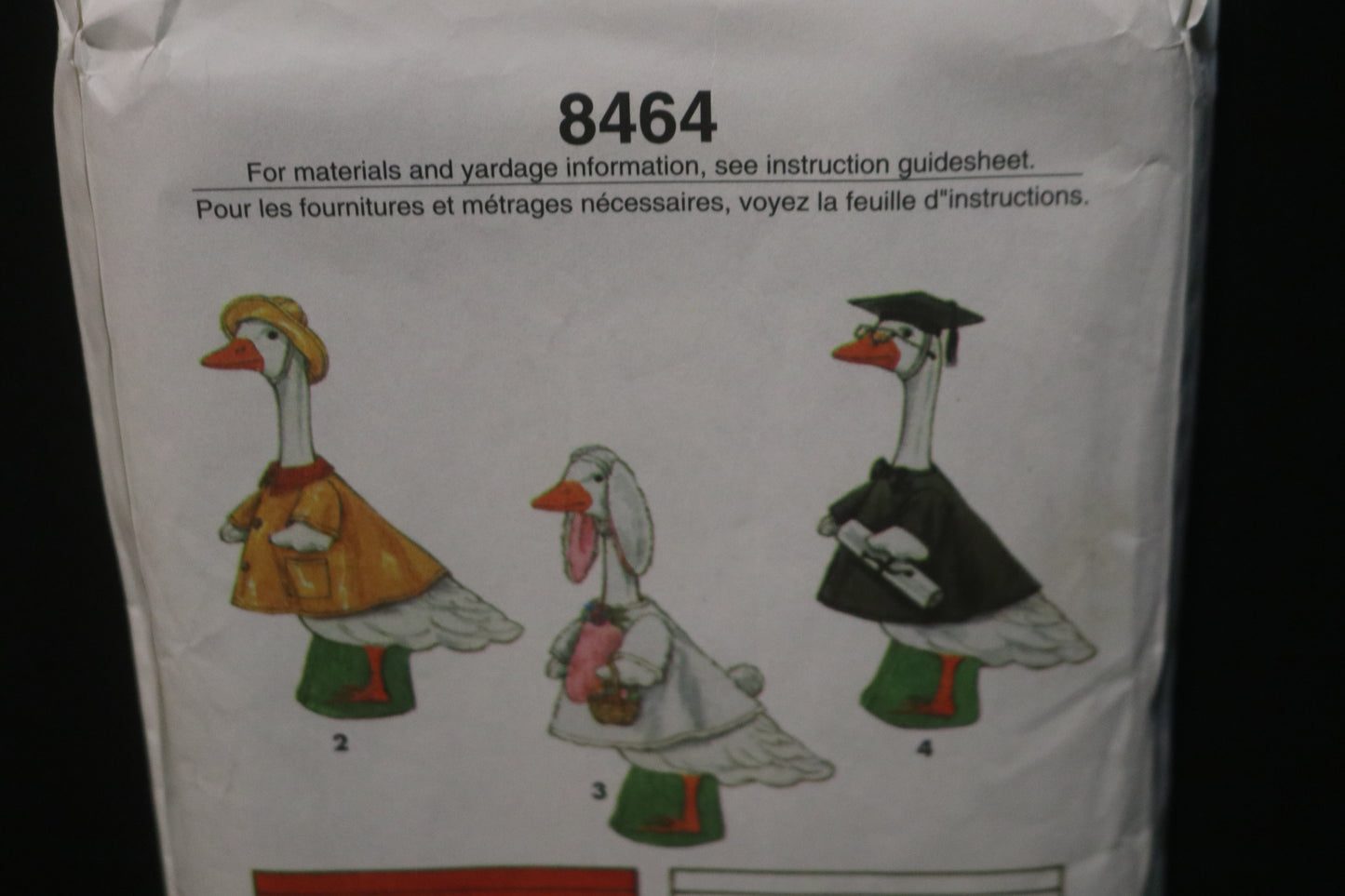 Simplicity 8464 Lawn Geese CLothes and Banners Sewing Pattern UNCUT