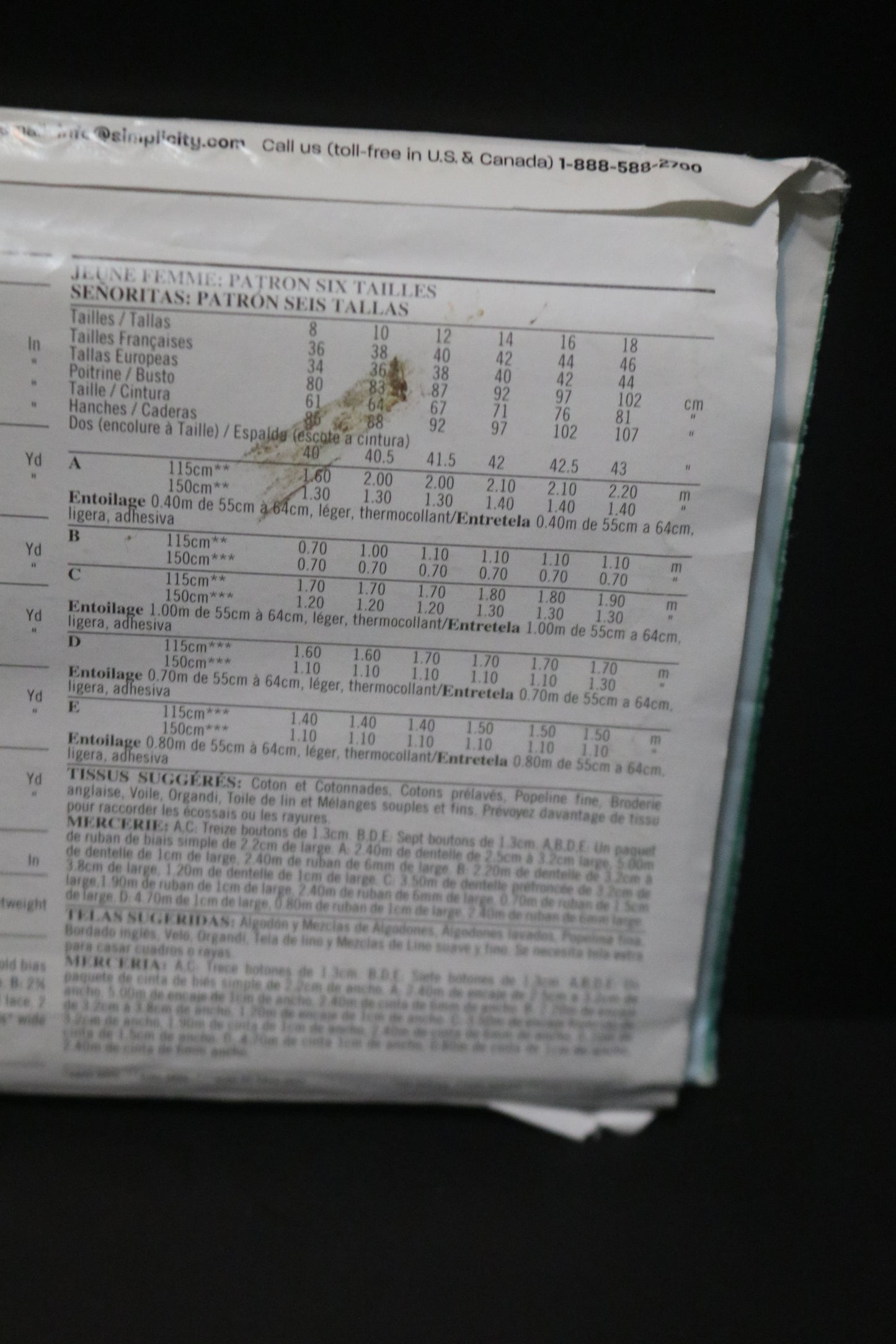 New Look 6599 Misses Blouse Sewing Pattern UNCUT - Size 8 - 18