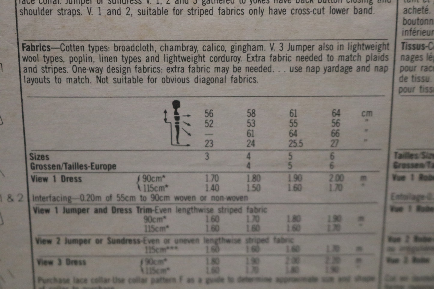 Simplicity 6500 Childs Dress and Sundress or Jumper Sewing Pattern UNCUT Size 4