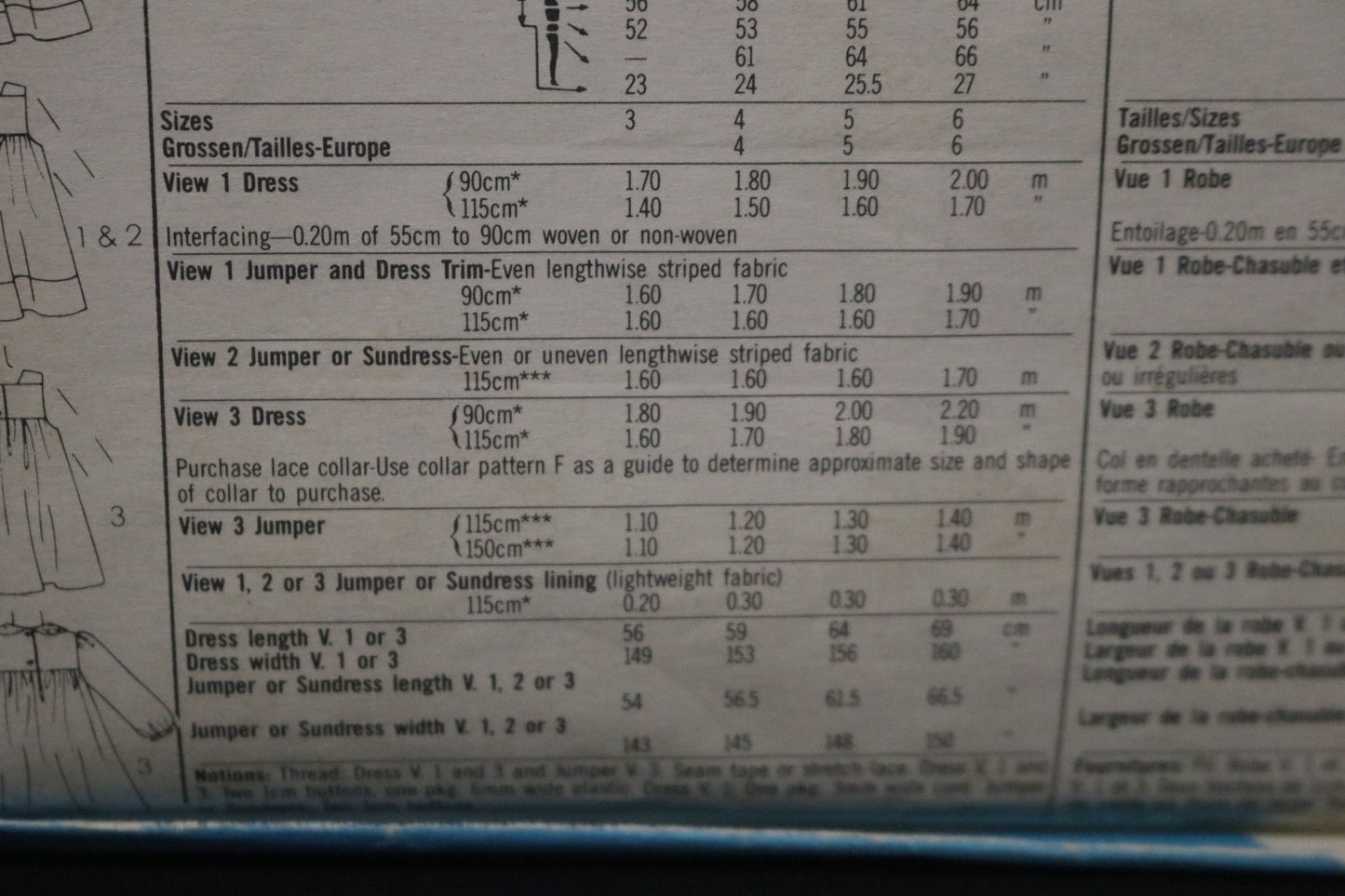 Simplicity 6500 Childs Dress and Sundress or Jumper Sewing Pattern UNCUT Size 4