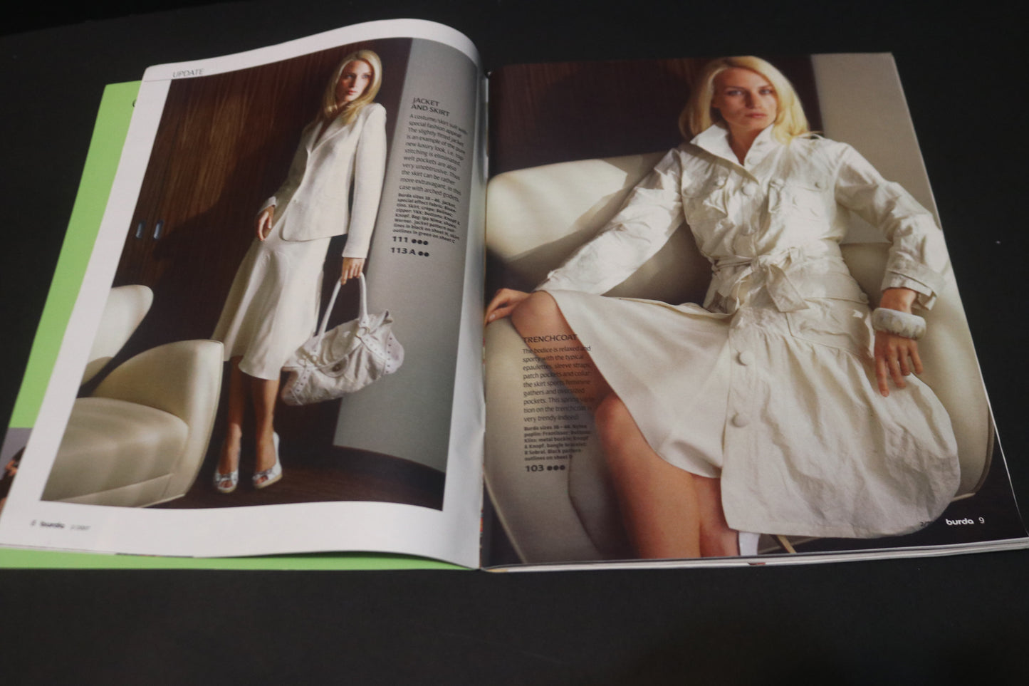 ENGLISH Febraury 2007 Burda A World of Fashion Sewing Magazine with Pattern Insert