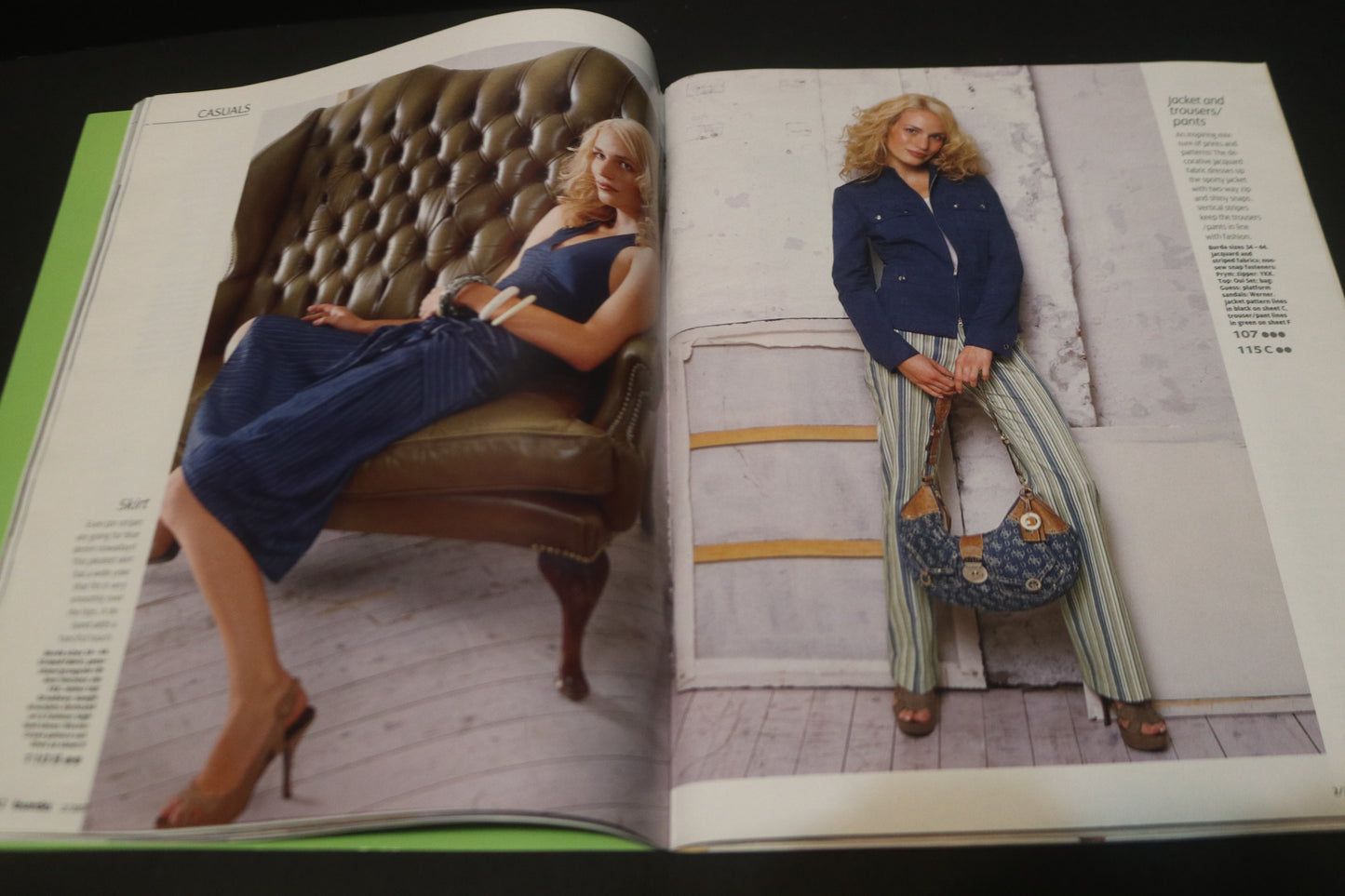 ENGLISH Febraury 2007 Burda A World of Fashion Sewing Magazine with Pattern Insert