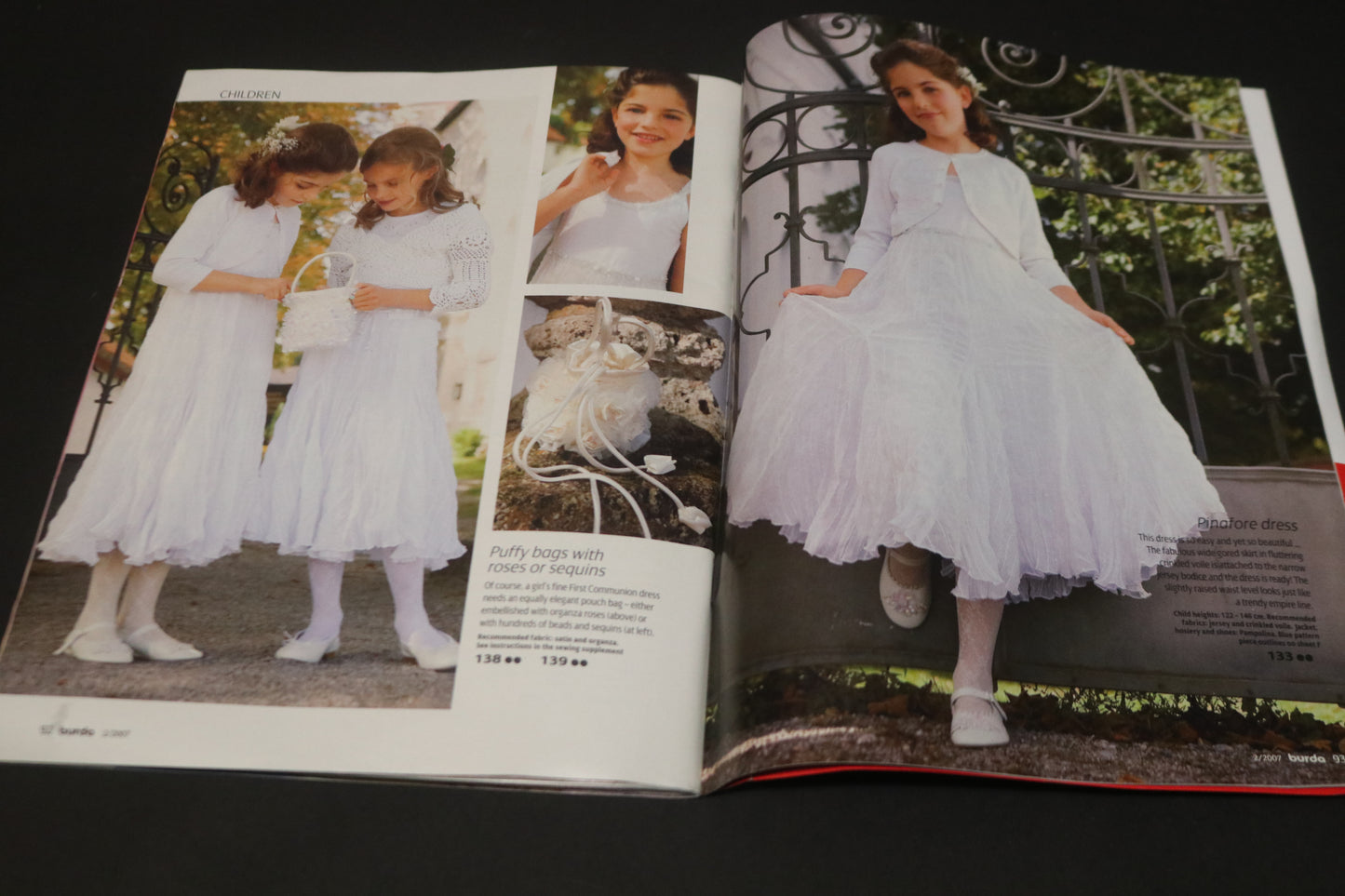 ENGLISH Febraury 2007 Burda A World of Fashion Sewing Magazine with Pattern Insert