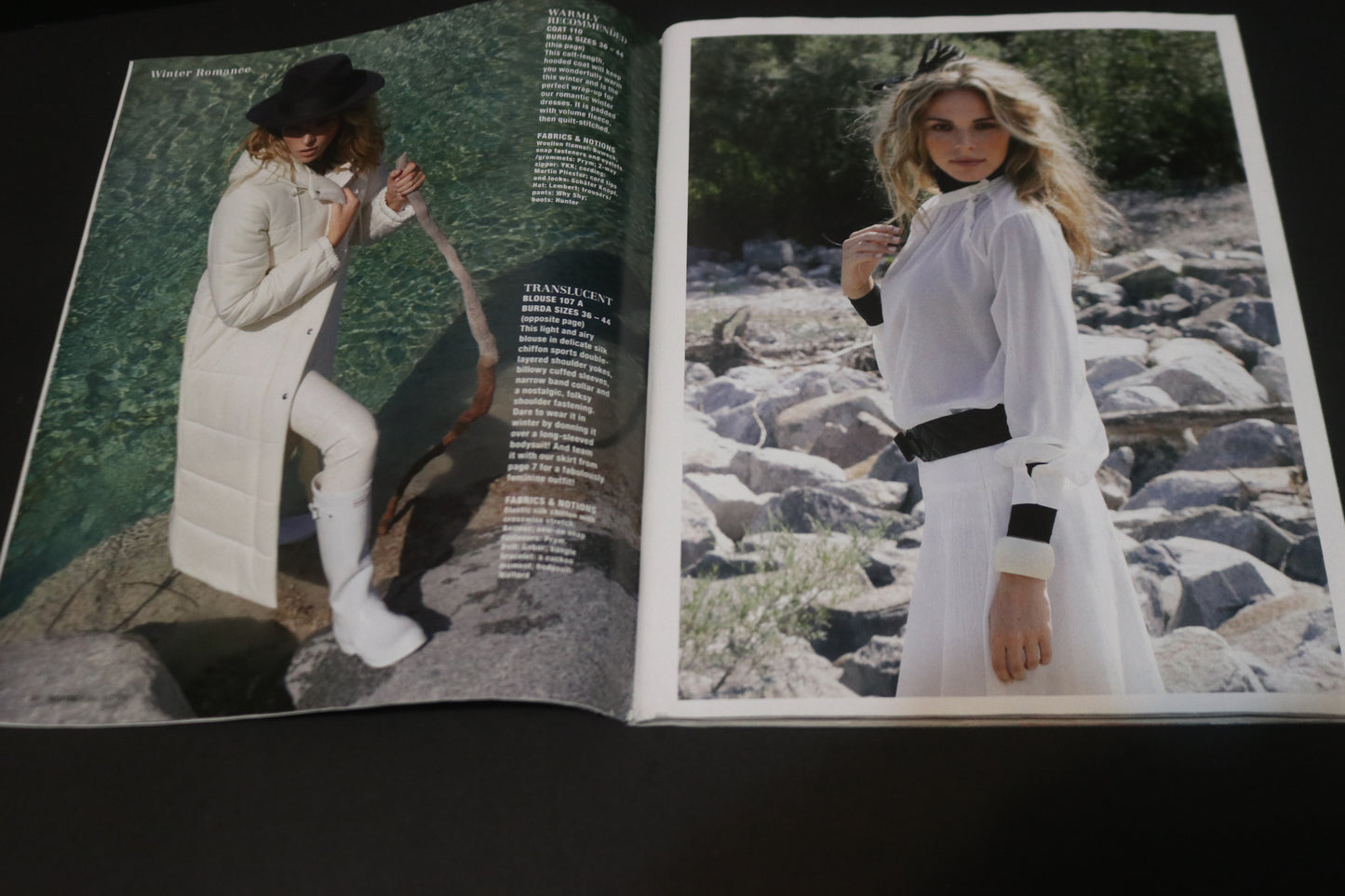 ENGLISH Burda Style Sewing Magazine with Pattern Insert - January 2010