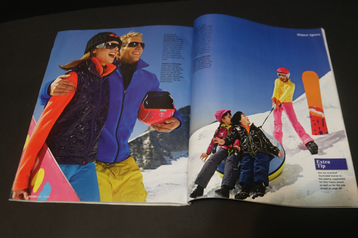 ENGLISH Burda Style Sewing Magazine with Pattern Insert - January 2010