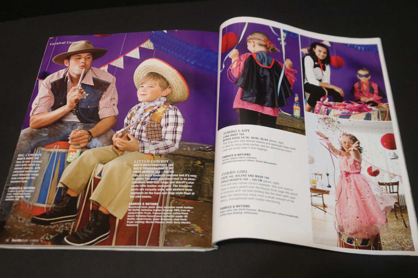 ENGLISH Burda Style Sewing Magazine with Pattern Insert - January 2010