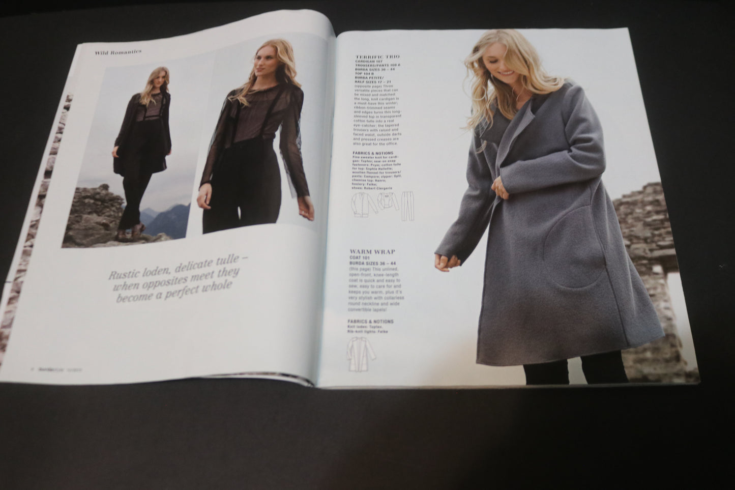 ENGLISH Burda Style Sewing Magazine with Pattern Insert - December 2010