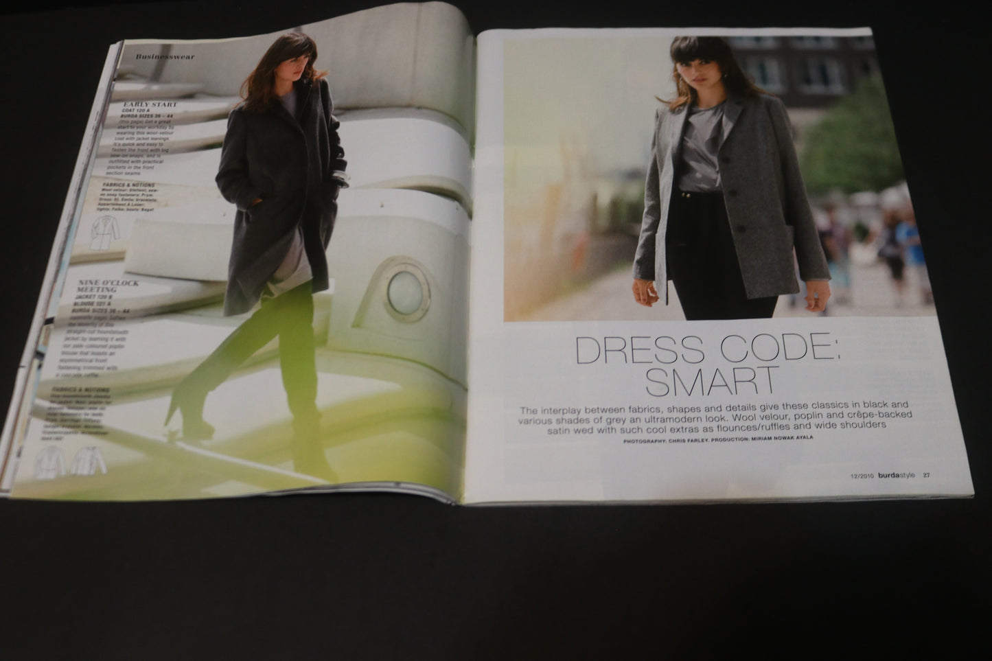 ENGLISH Burda Style Sewing Magazine with Pattern Insert - December 2010