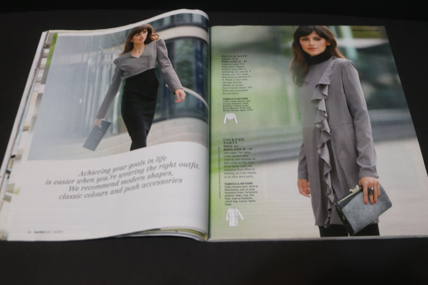 ENGLISH Burda Style Sewing Magazine with Pattern Insert - December 2010