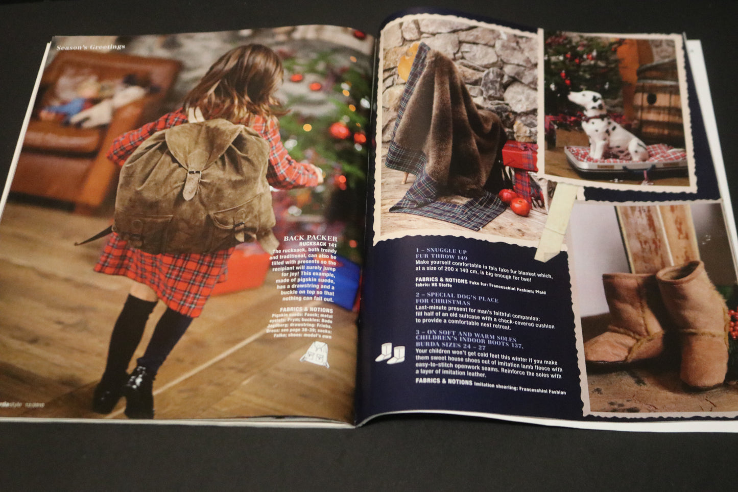 ENGLISH Burda Style Sewing Magazine with Pattern Insert - December 2010