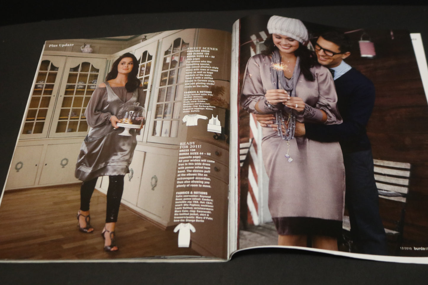 ENGLISH Burda Style Sewing Magazine with Pattern Insert - December 2010